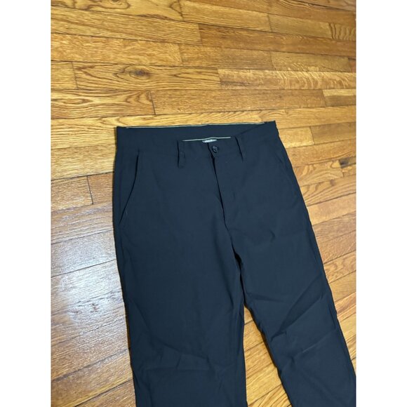 Eddie Bauer Mens HIking Pants Sz 35x32 Black Stretch Nylon Straight Leg Outdoors - Picture 2 of 5